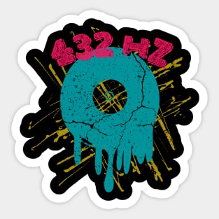 432 hz Sticker